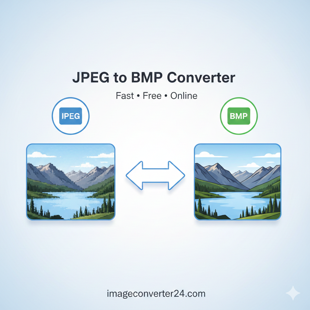 Convert Bmp JPEG to BMP Converter | Convert JPEG to Bitmap Online