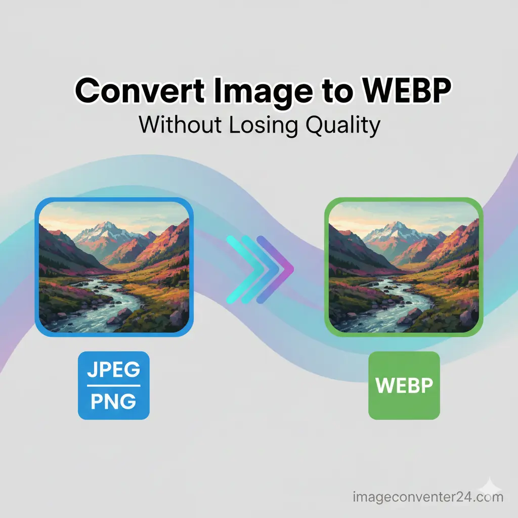 Convert image to WEBP without losing quality Instantly