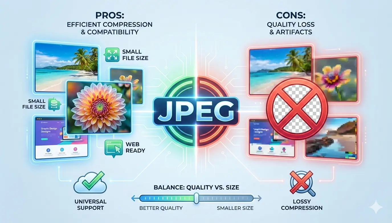 JPEG Advantages and Disadvantages Most Important Guide 2026
