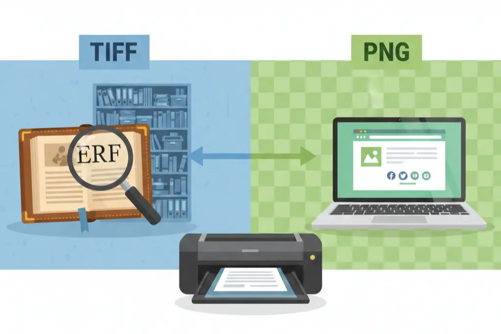 Tiff vs PNG for Scanning Documents and Images