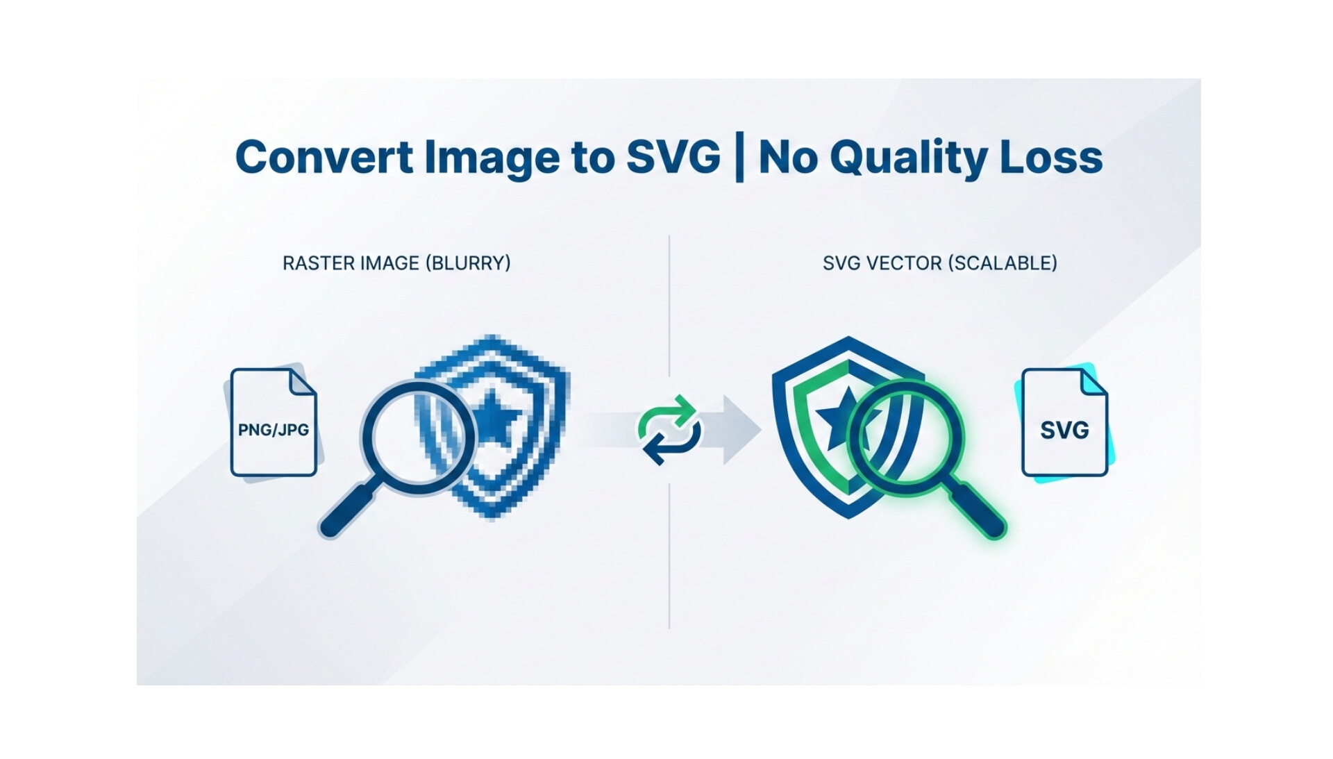 How to convert image to SVG without losing quality?