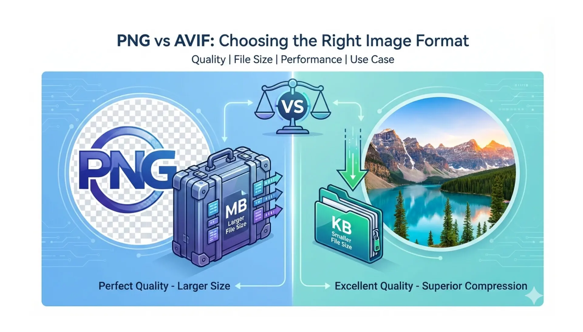 What is the difference between PNG and AVIF?