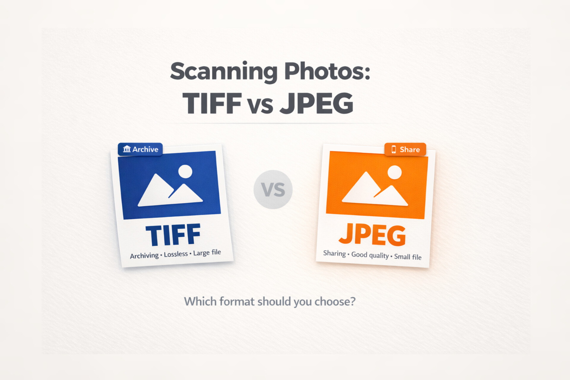 TIFF or JPEG for Scanning Photos The Smart Choice Guide