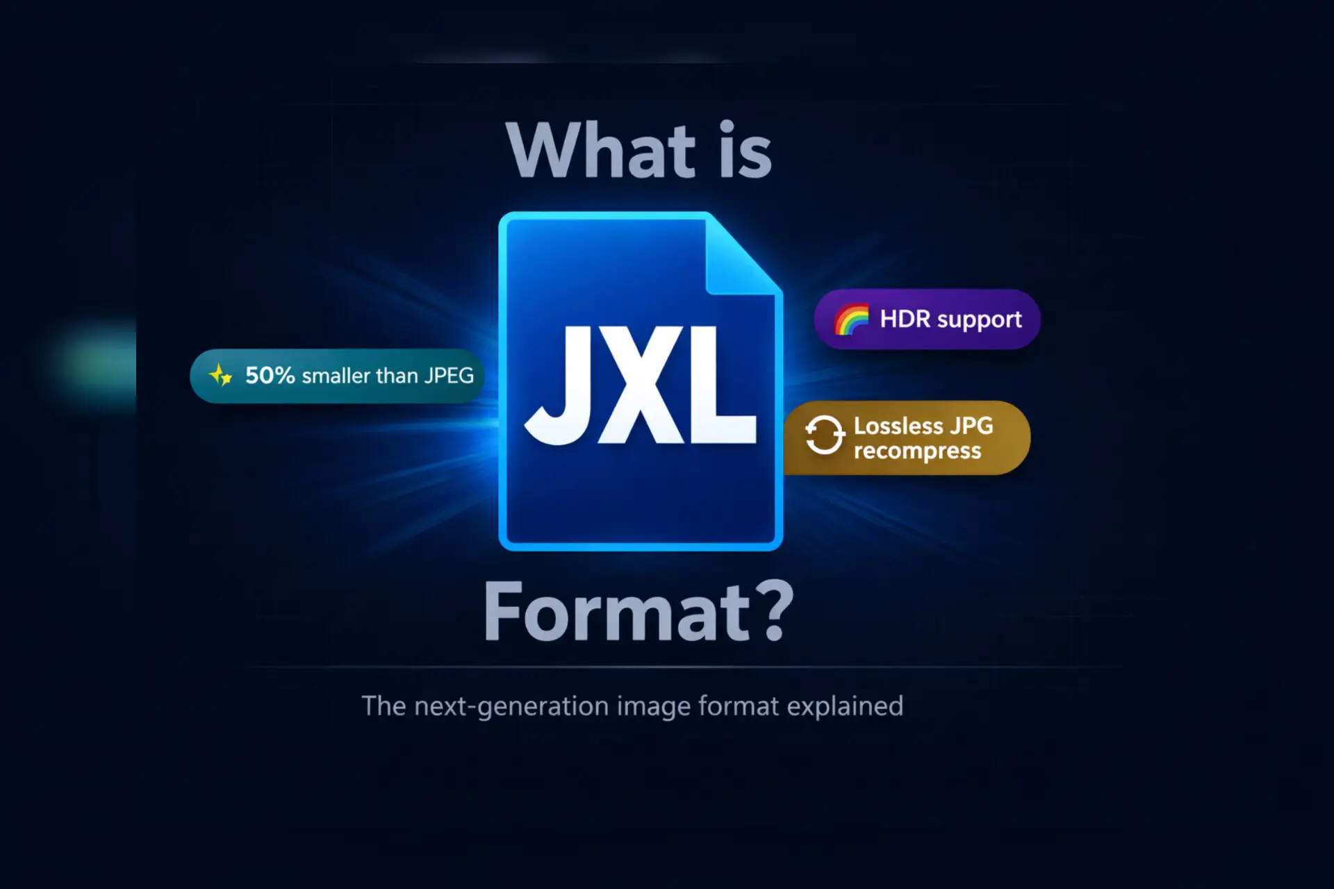 what is jpeg xl format | A comprehensive guide