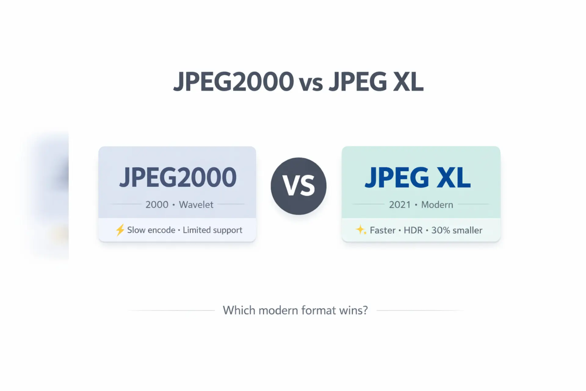 JPEG2000 vs JPEG XL | All you need in one guide