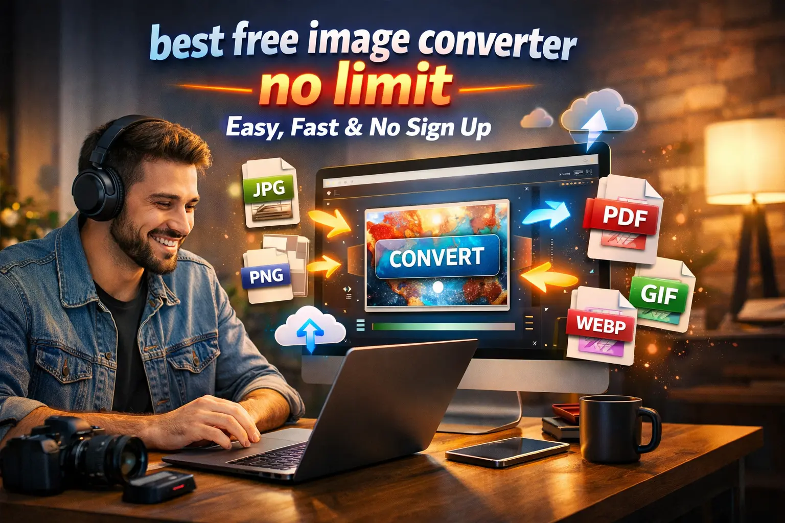 best free image converter no limit (Easy, fast & No sign up)