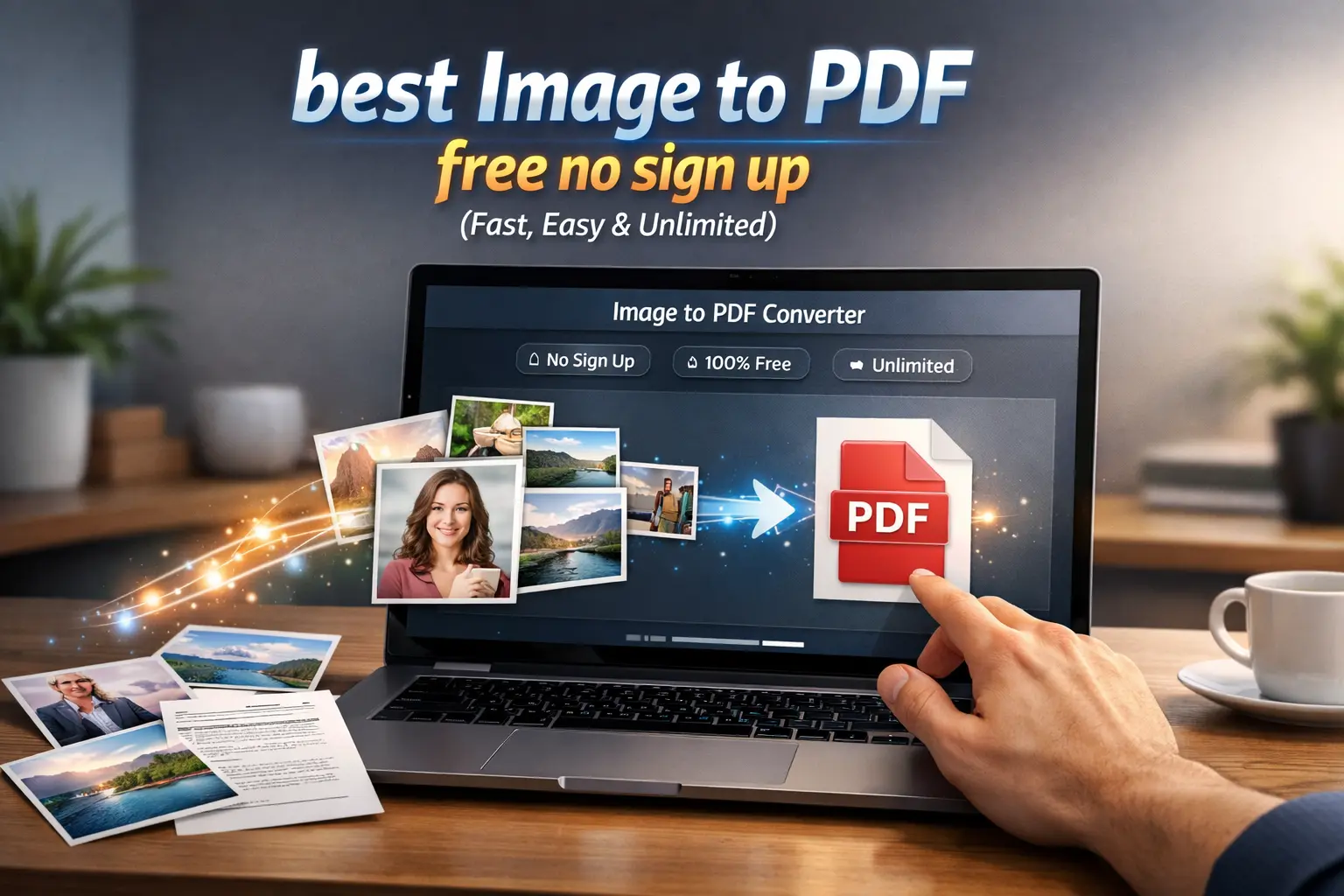 best Image to PDF free no sign up (Fast, Easy & Unlimited) 
