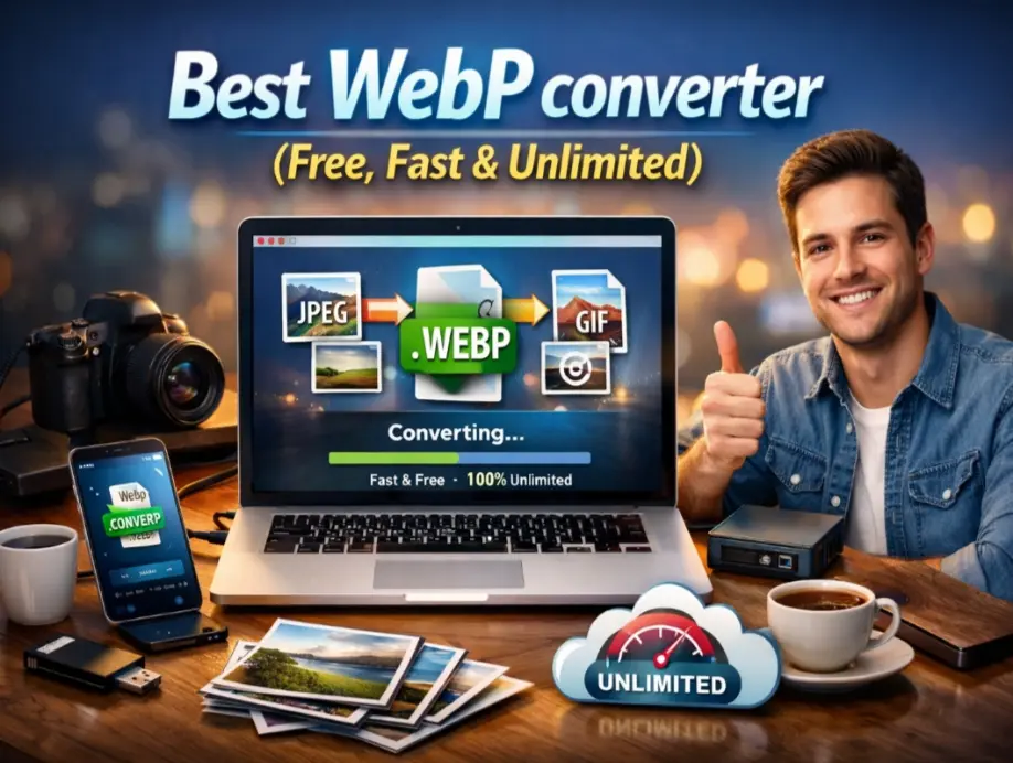 Best WebP converter (Free, Fast & Unlimited)