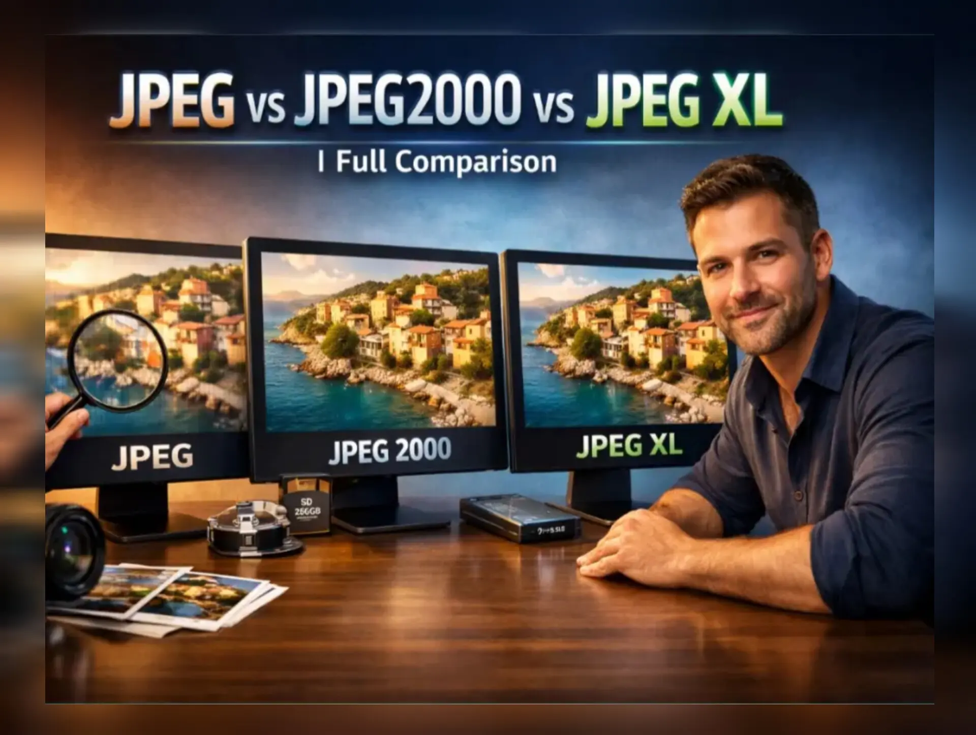 jpeg vs jpeg2000 vs jpeg xl | Full Comparison